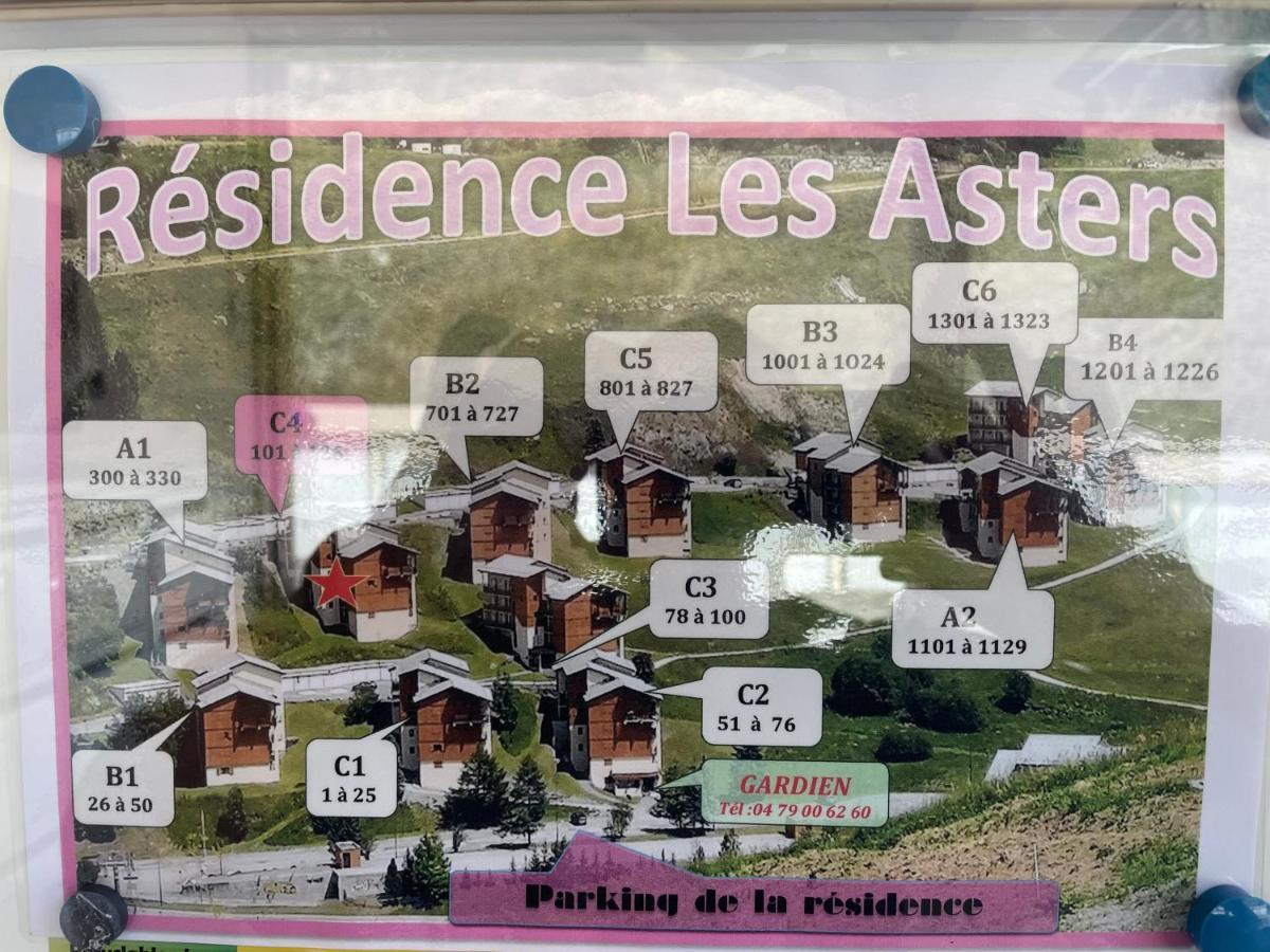 Appartement Pour 6 Personnes Au Pied Des Pistes Au Calme Aux Menuires Les Asters Saint-Martin-de-Belleville Eksteriør bilde