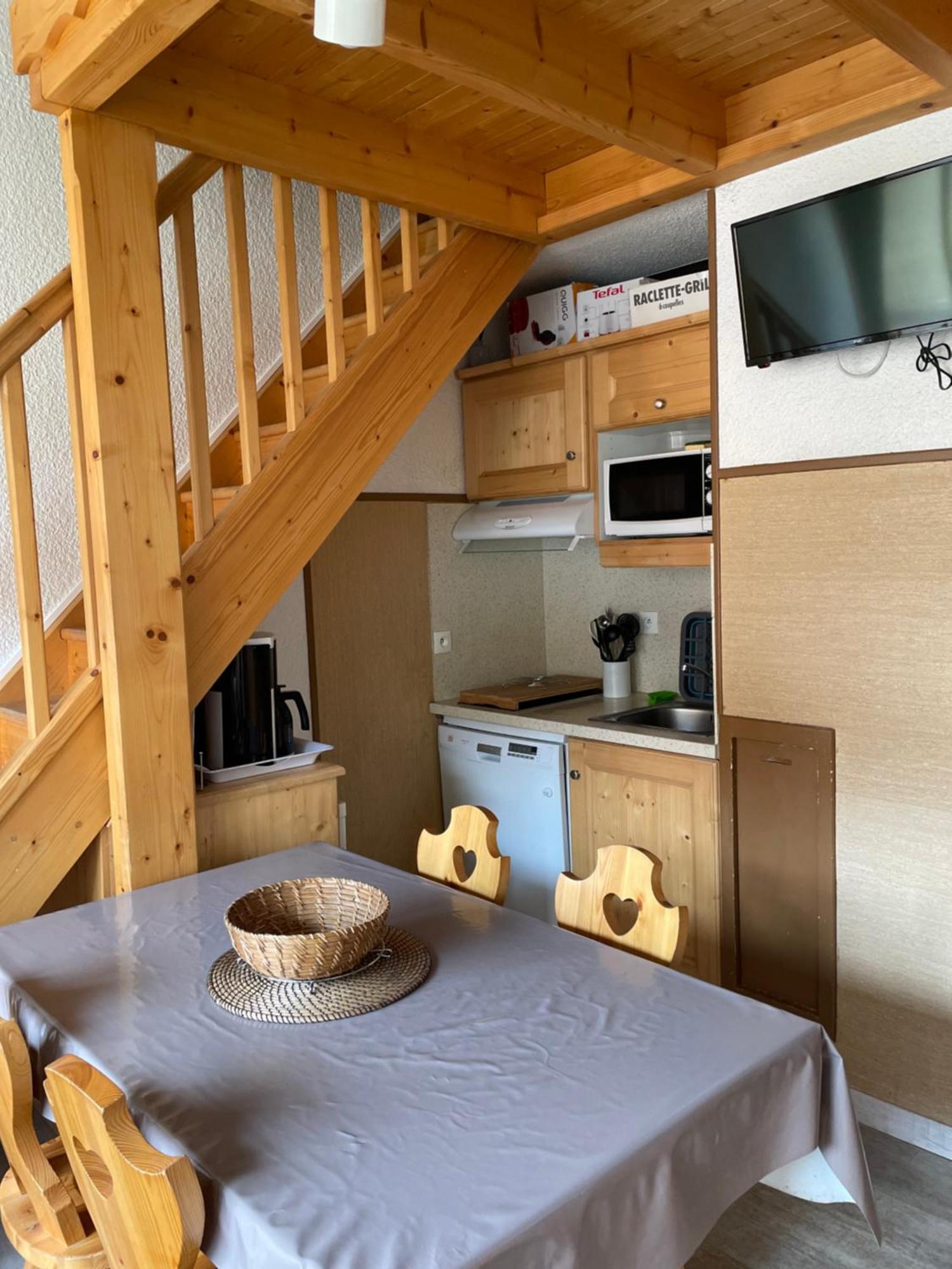 Appartement Pour 6 Personnes Au Pied Des Pistes Au Calme Aux Menuires Les Asters Saint-Martin-de-Belleville Eksteriør bilde
